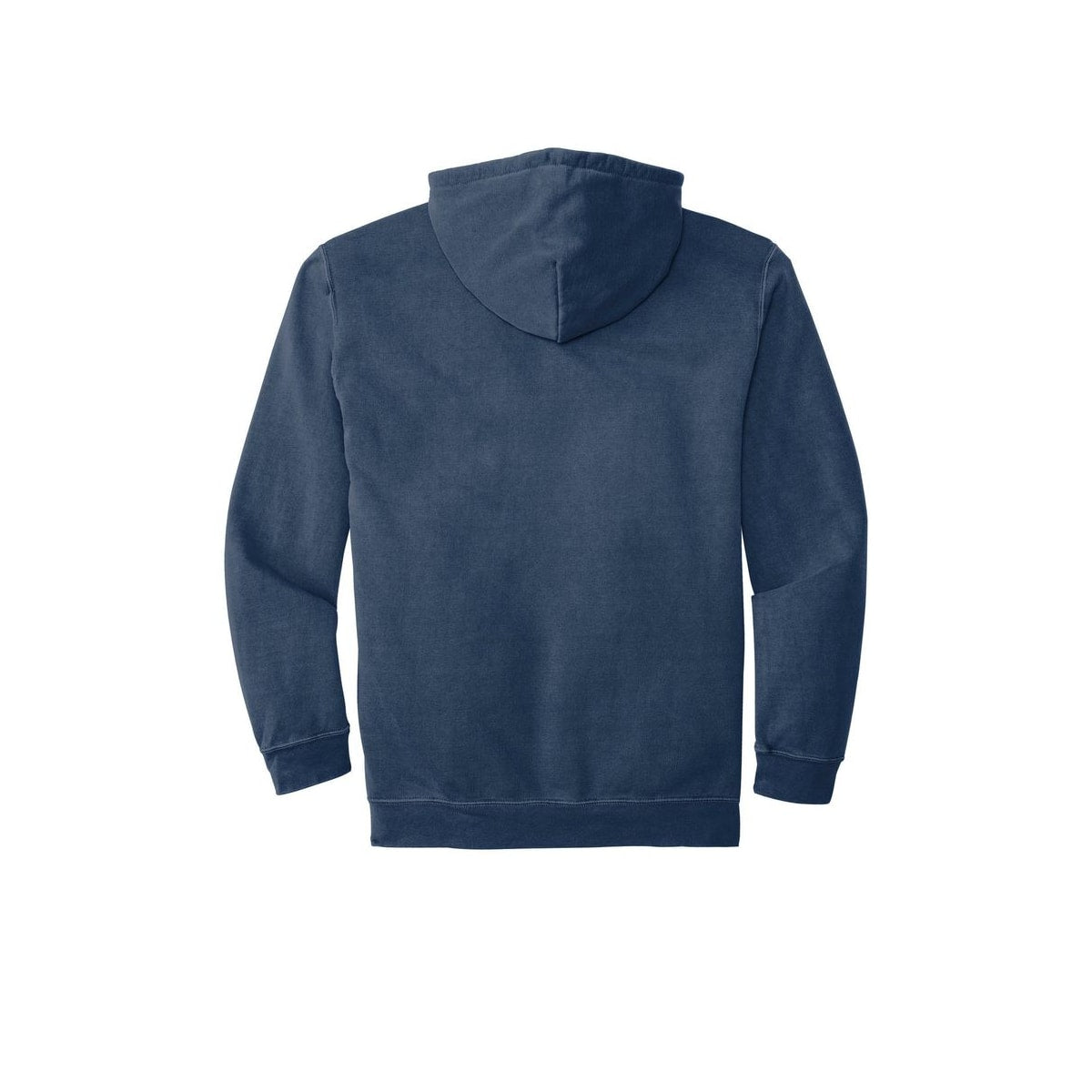 COMFORT COLORS Garment Dyed Hooded Sweatshirt — True Navy (Back)