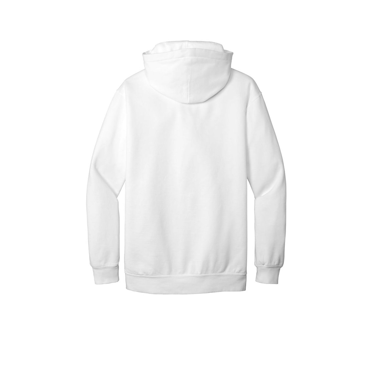 COMFORT COLORS Garment Dyed Hooded Sweatshirt — White (Back)