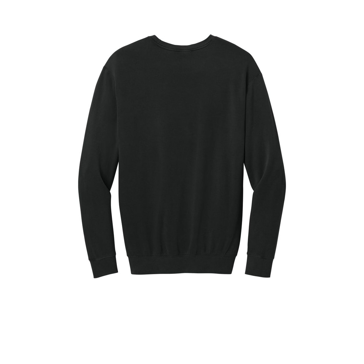 Comfort Colors Lightweight Crewneck Sweatshirt — Black (Back)
