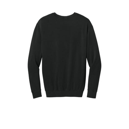 Comfort Colors Lightweight Crewneck Sweatshirt — Black (Back)