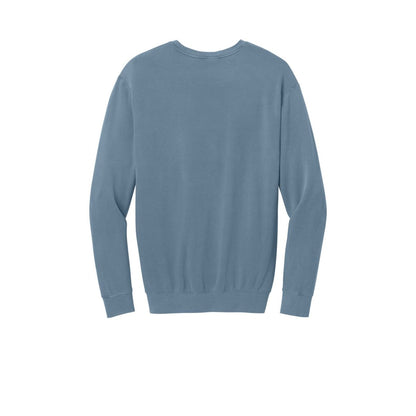 Comfort Colors Lightweight Crewneck Sweatshirt — Blue Jean (Back)