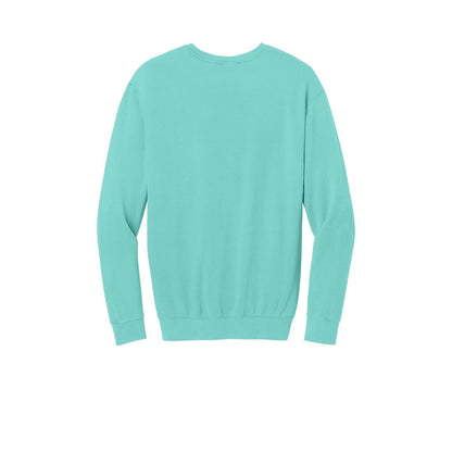 Comfort Colors Lightweight Crewneck Sweatshirt — Chalky Mint (Back)