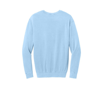 Comfort Colors Lightweight Crewneck Sweatshirt — Hydrangea (Back)