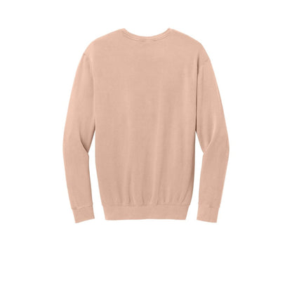 Comfort Colors Lightweight Crewneck Sweatshirt — Peachy (Back)