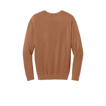 Comfort Colors Lightweight Crewneck Sweatshirt — Yam (Back)