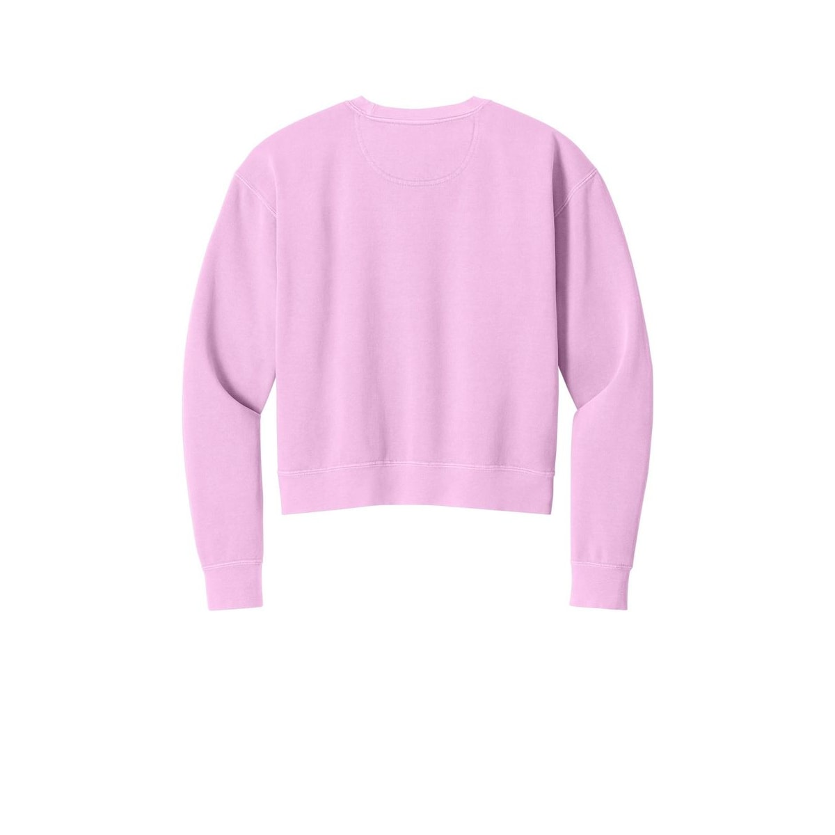 Comfort Colors Women's Mid-Length Crewneck Sweatshirt — Rose Quartz (Back)