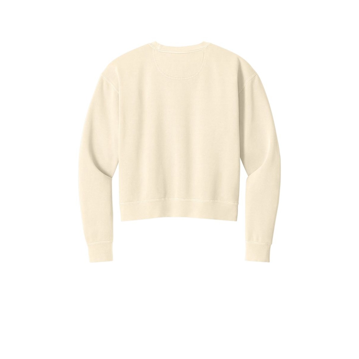 Comfort Colors Women's Mid-Length Crewneck Sweatshirt — Ivory (Back)