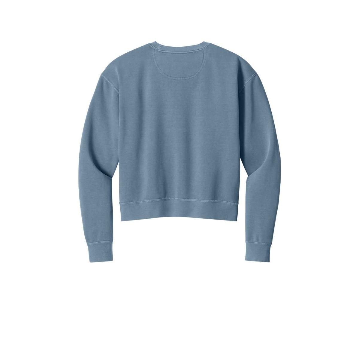 Comfort Colors Women's Mid-Length Crewneck Sweatshirt — Blue Jean (Back)