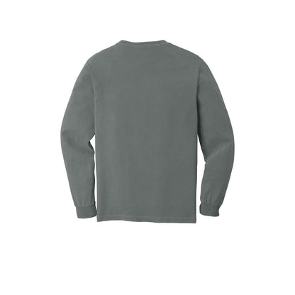 COMFORT COLORS Heavyweight Ring Spun Long Sleeve Tee — Grey (Back)