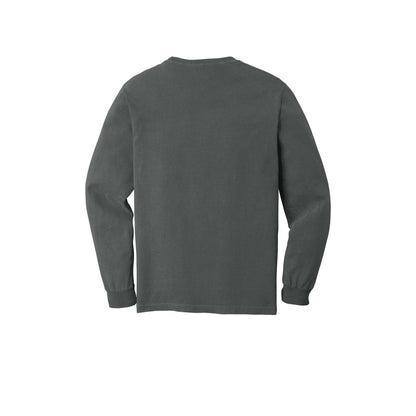 COMFORT COLORS Heavyweight Ring Spun Long Sleeve Tee — Pepper (Back)