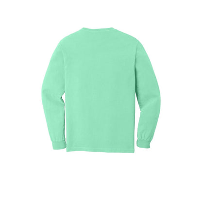 COMFORT COLORS Heavyweight Ring Spun Long Sleeve Tee — Island Reef (Back)