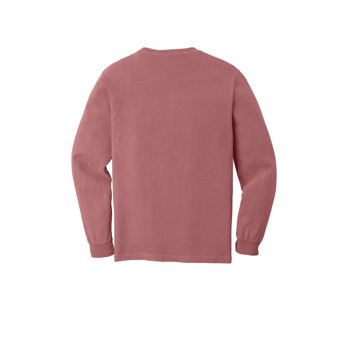 COMFORT COLORS Heavyweight Ring Spun Long Sleeve Tee — Brick (Back)