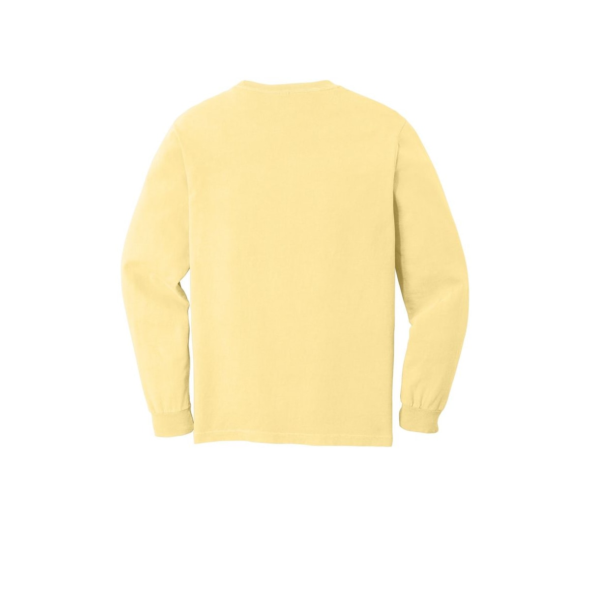 COMFORT COLORS Heavyweight Ring Spun Long Sleeve Tee — Butter (Back)