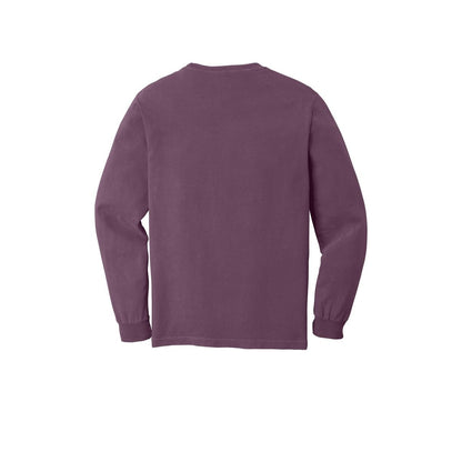 COMFORT COLORS Heavyweight Ring Spun Long Sleeve Tee — Berry (Back)