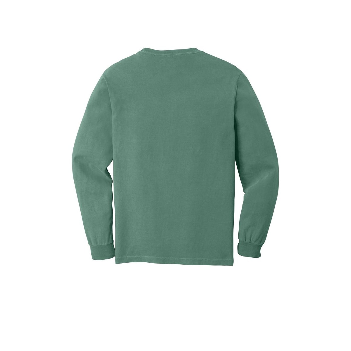 COMFORT COLORS Heavyweight Ring Spun Long Sleeve Tee — Light Green (Back)