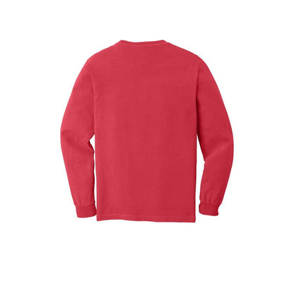 COMFORT COLORS Heavyweight Ring Spun Long Sleeve Tee — Paprika (Back)