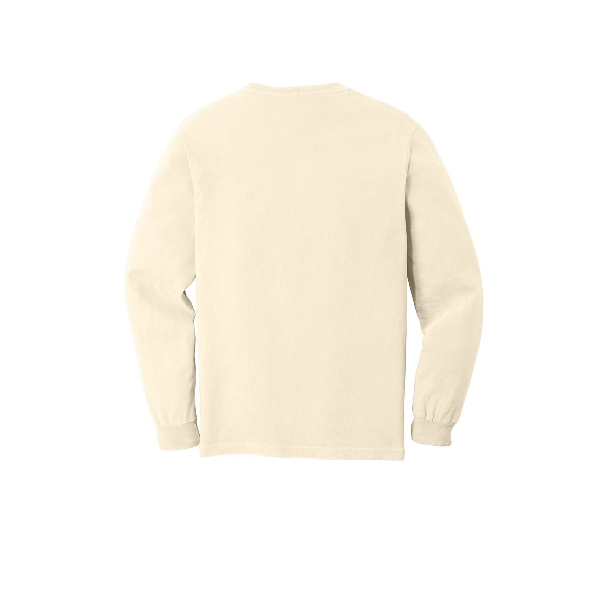 COMFORT COLORS Heavyweight Ring Spun Long Sleeve Tee — Ivory (Back)