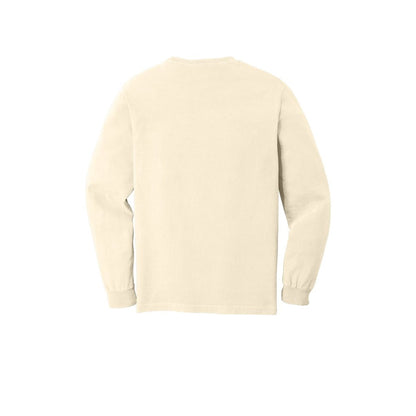 COMFORT COLORS Heavyweight Ring Spun Long Sleeve Tee — Ivory (Back)