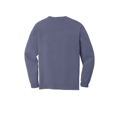 COMFORT COLORS Heavyweight Ring Spun Long Sleeve Tee — Grape (Back)