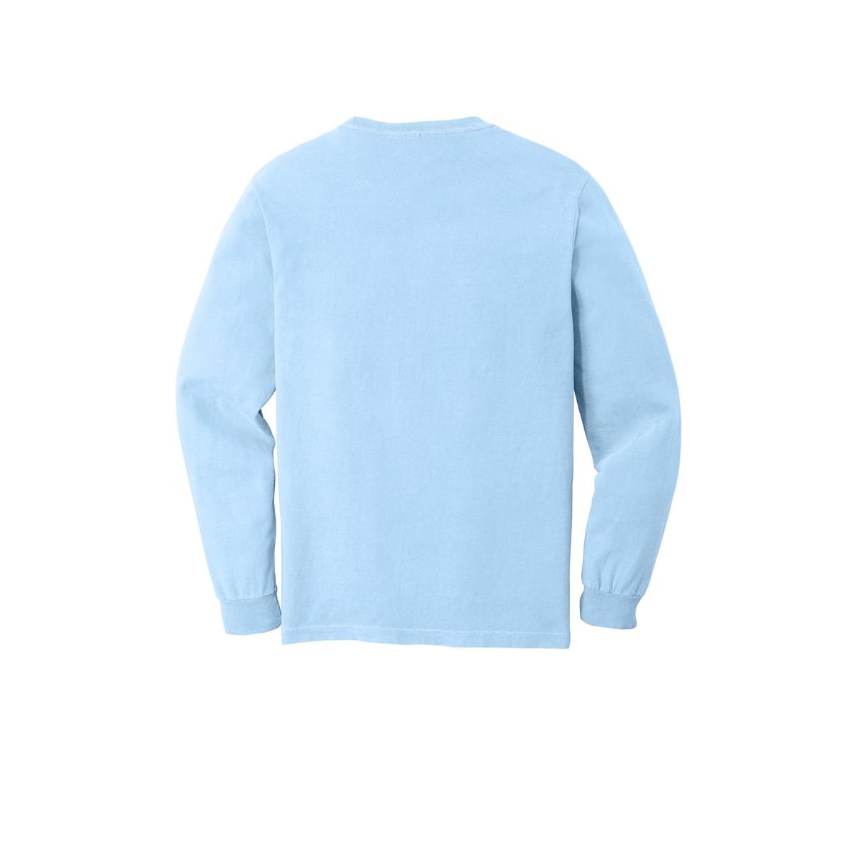 COMFORT COLORS Heavyweight Ring Spun Long Sleeve Tee — Hydrangea (Back)