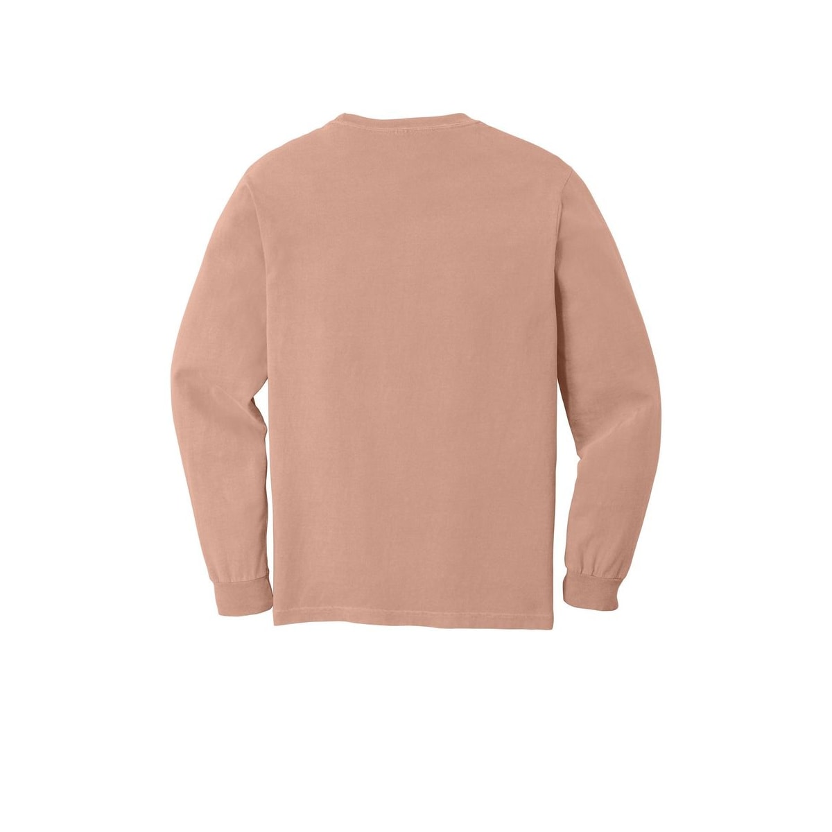 COMFORT COLORS Heavyweight Ring Spun Long Sleeve Tee — Peachy (Back)