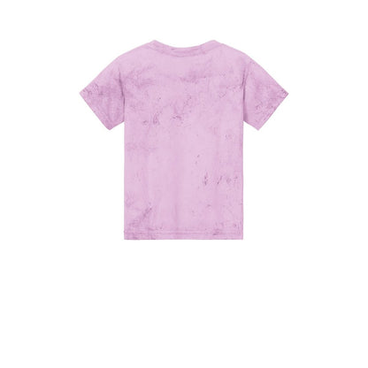 Comfort Colors Youth Heavyweight Color Blast Tee — Hibiscus (Back)
