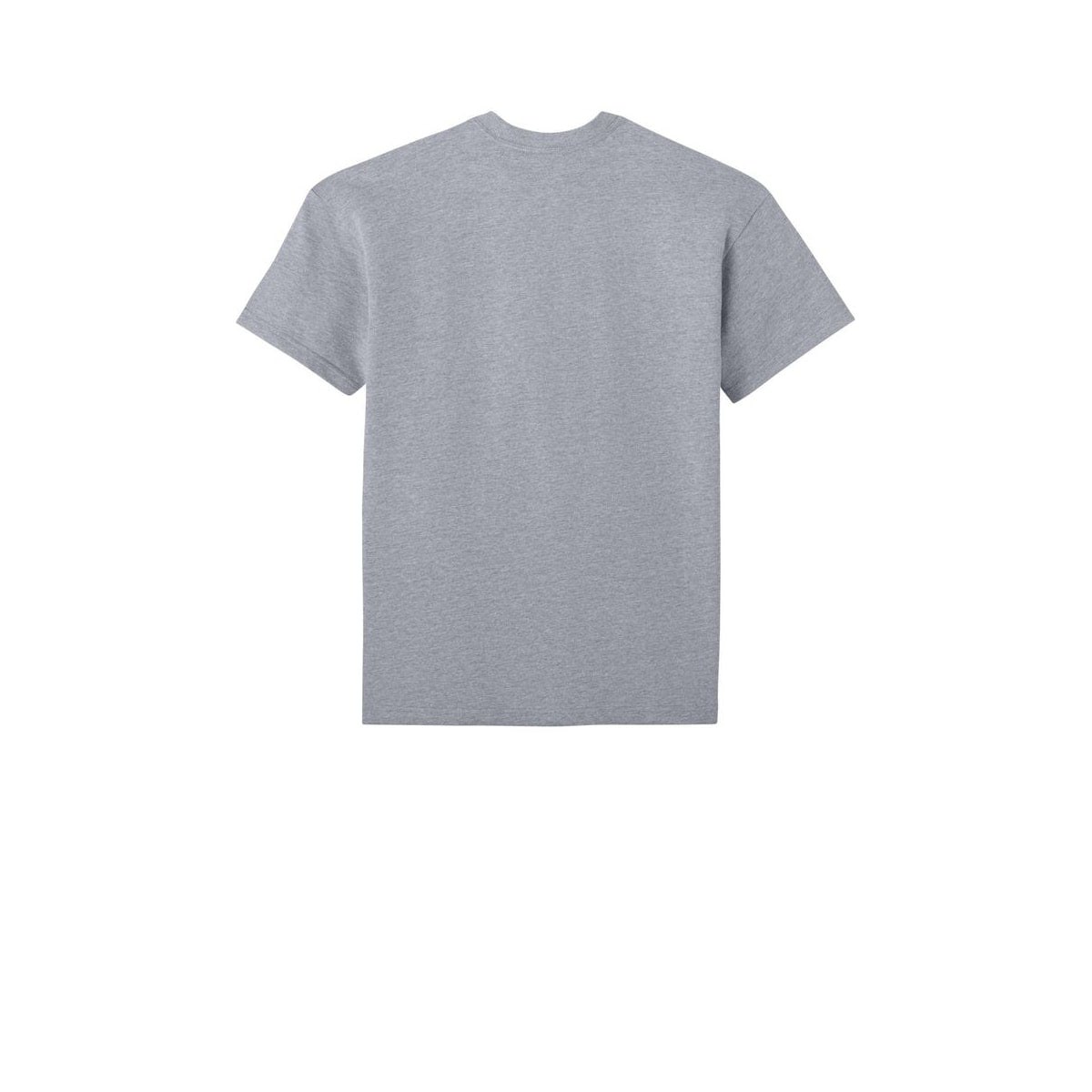 Next Level Apparel Heavyweight Tee — Heather Gray (Back)