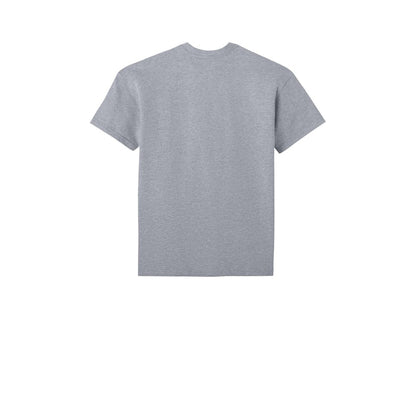 Next Level Apparel Heavyweight Tee — Heather Gray (Back)