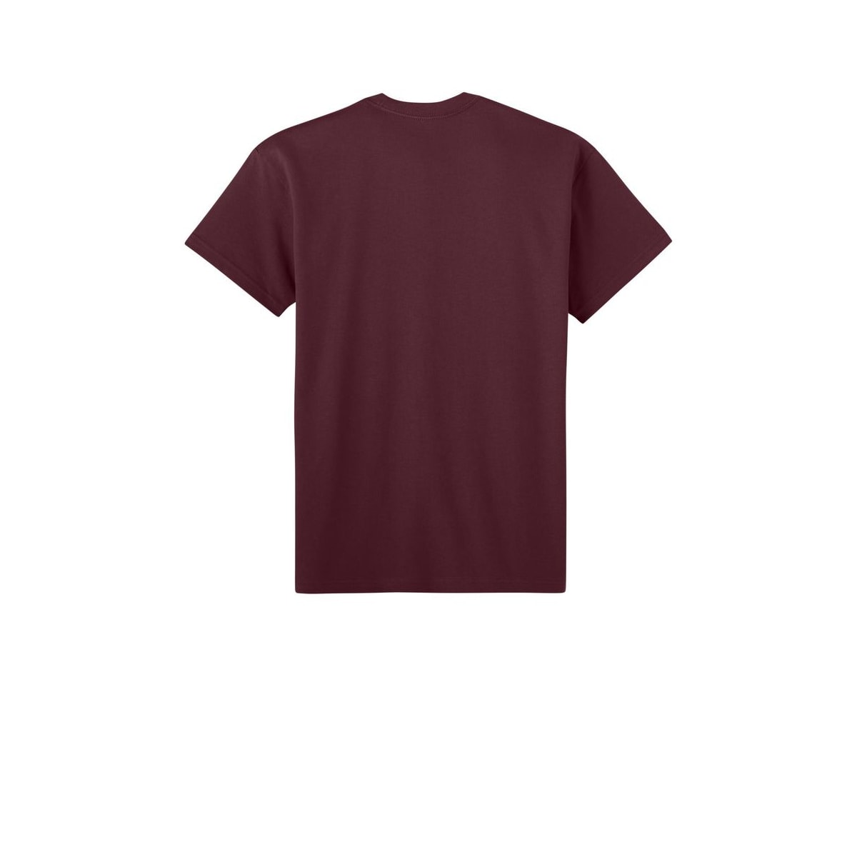Next Level Apparel Heavyweight Tee — Maroon (Back)