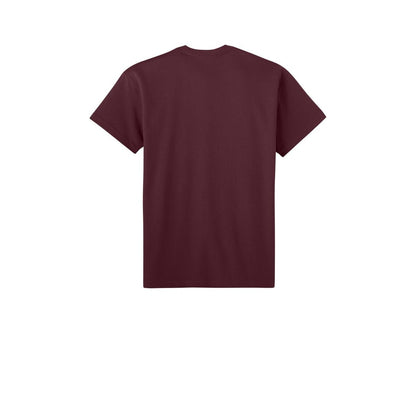 Next Level Apparel Heavyweight Tee — Maroon (Back)