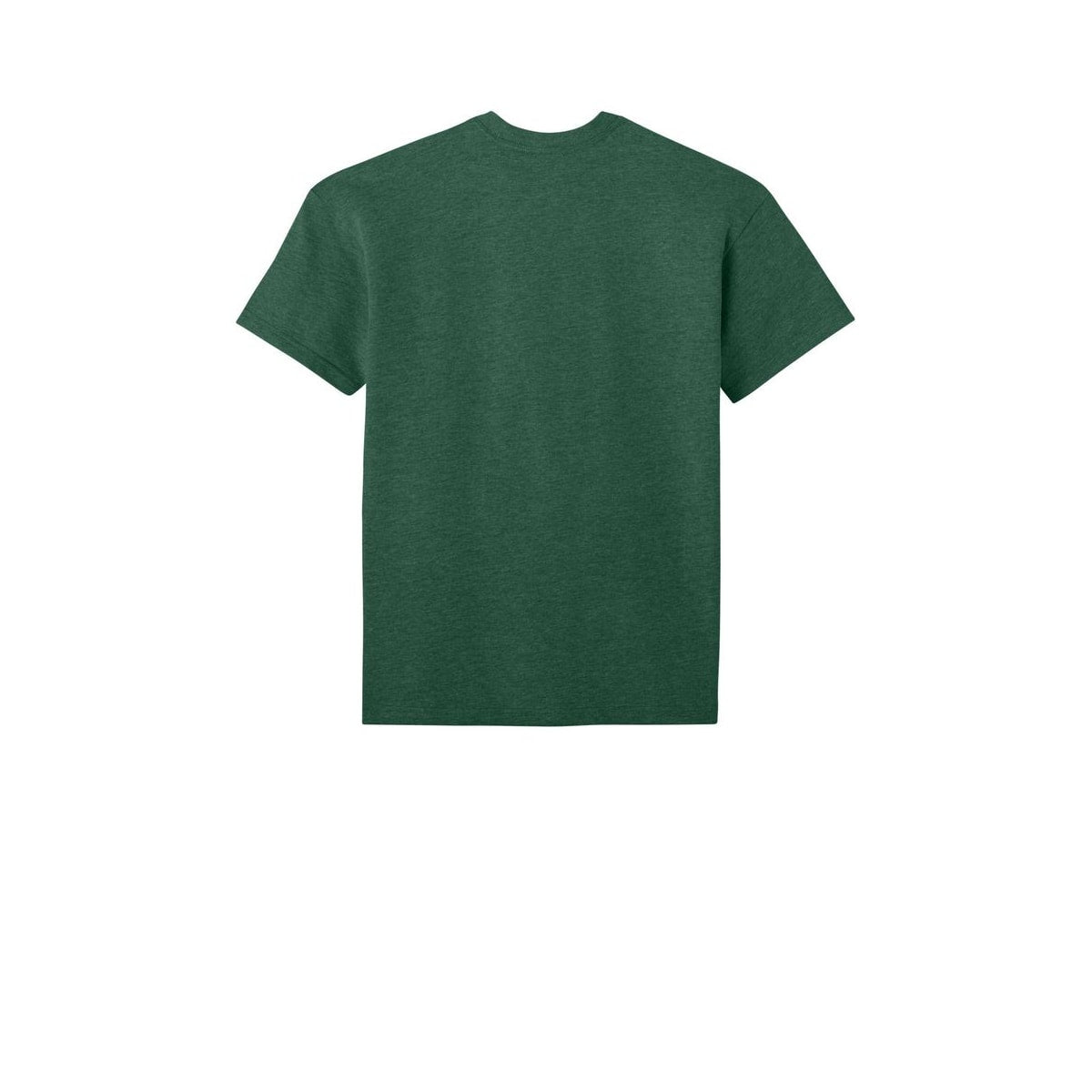 Next Level Apparel Heavyweight Tee — Heather Forest Green (Back)