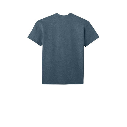 Next Level Apparel Heavyweight Tee — Heather Blue Jean (Back)