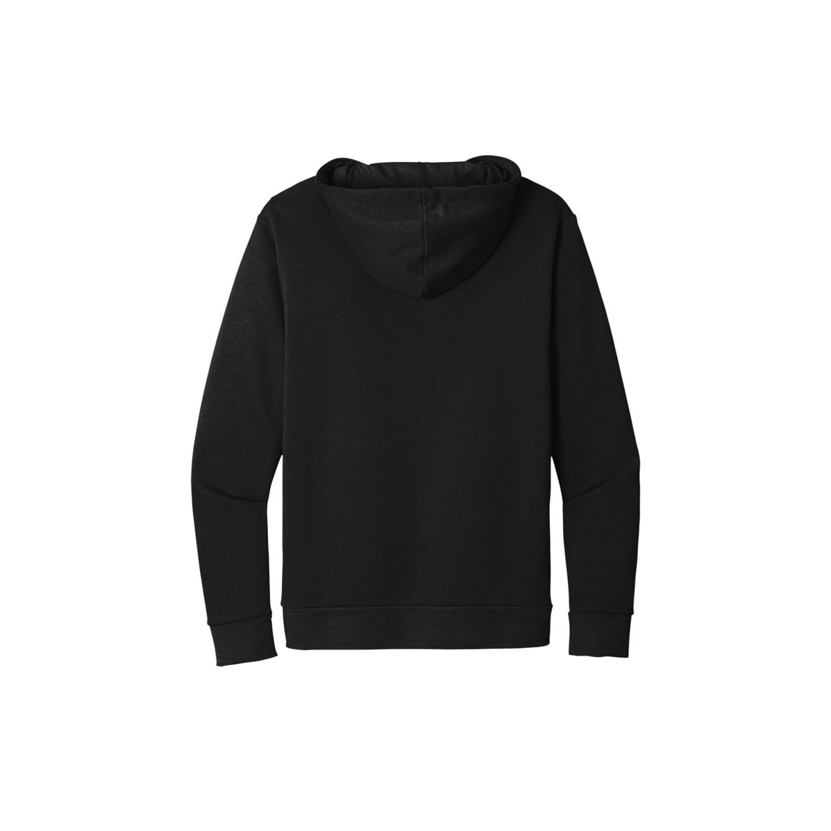 Next Level Apparel Adult Santa Barbara Pullover Hoodie — Black (Back)