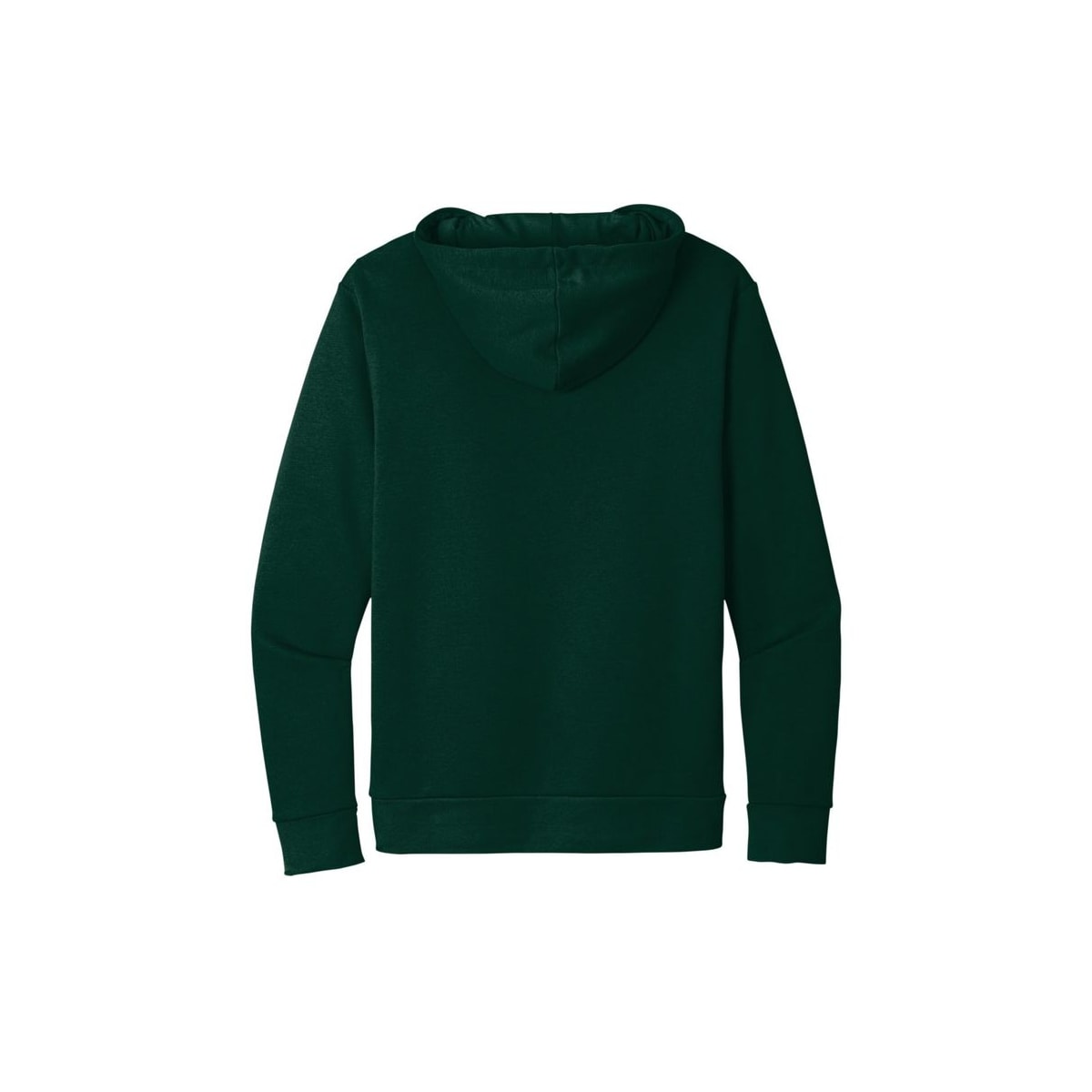Next Level Apparel Adult Santa Barbara Pullover Hoodie — Forest Green (Back)
