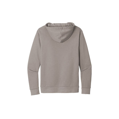 Next Level Apparel Adult Santa Barbara Pullover Hoodie — Lead/ Light Gray (Back)