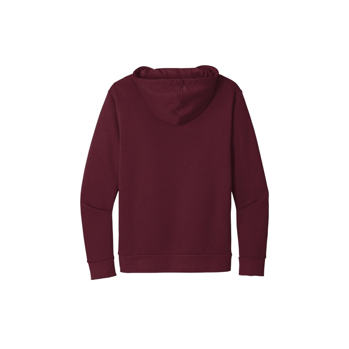 Next Level Apparel Adult Santa Barbara Pullover Hoodie — Maroon (Back)