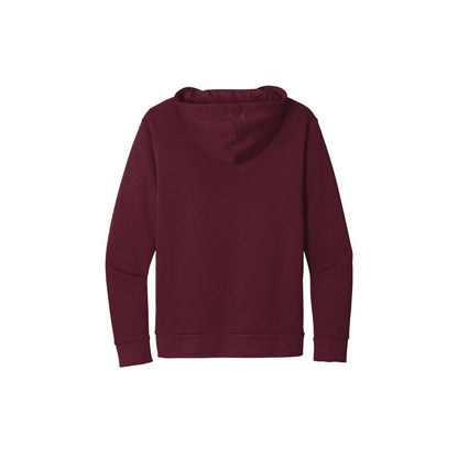 Next Level Apparel Adult Santa Barbara Pullover Hoodie — Maroon (Back)