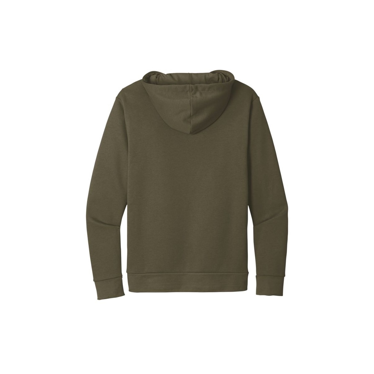 Next Level Apparel Adult Santa Barbara Pullover Hoodie — Military Green (Back)