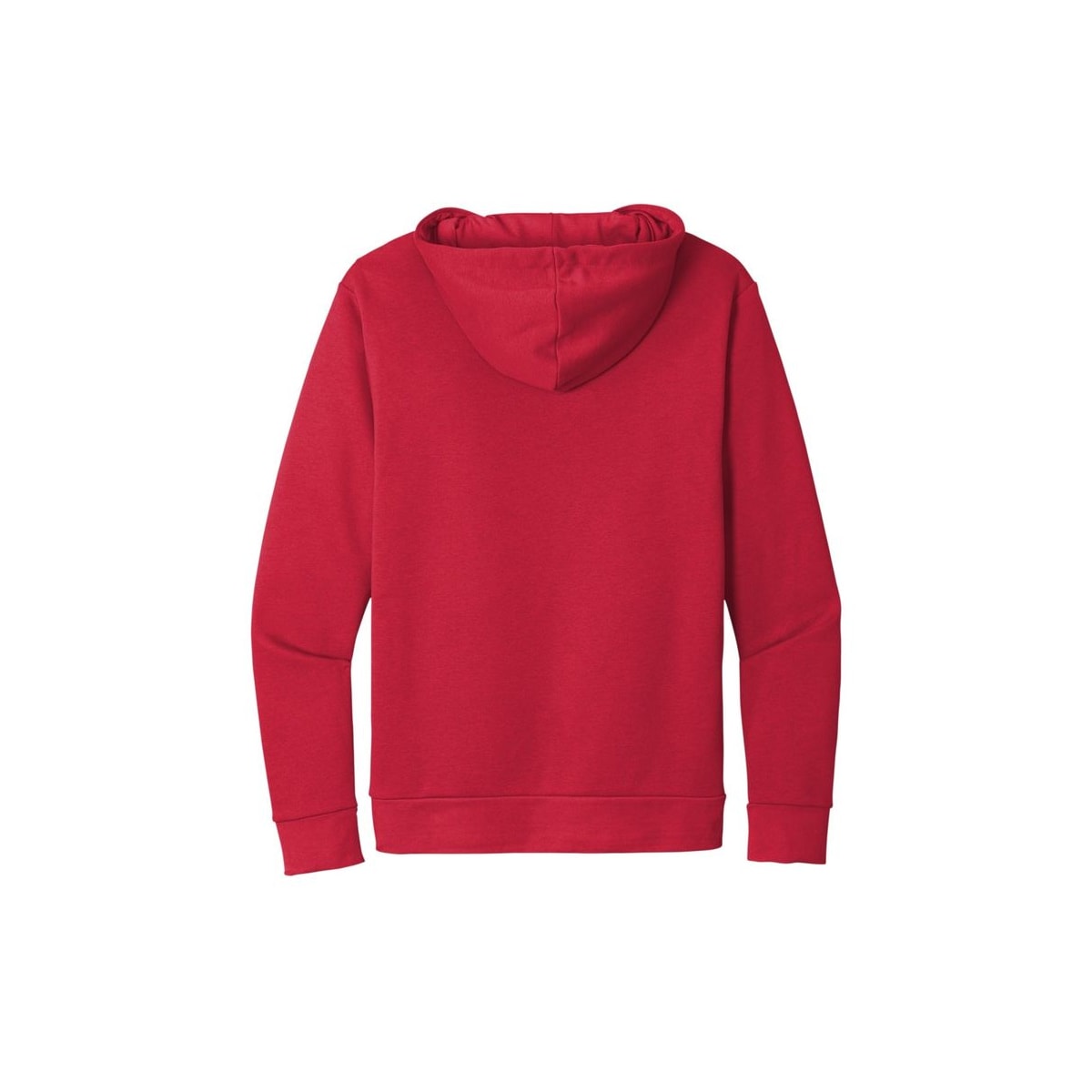 Next Level Apparel Adult Santa Barbara Pullover Hoodie — Red (Back)