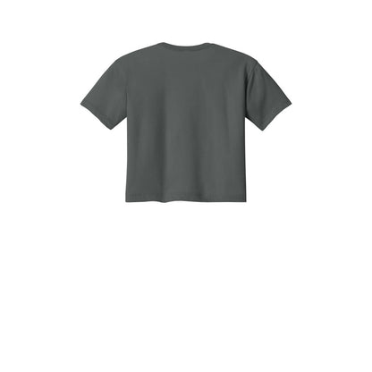 Next Level Apparel Women's Ideal Crop Top — Dark Gray (Back)
