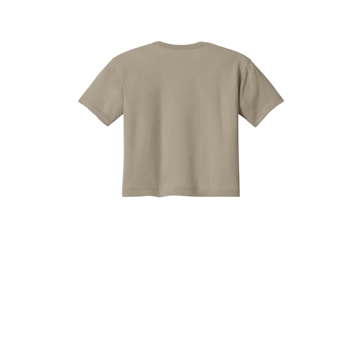Next Level Apparel Women's Ideal Crop Top — Tan (Back)