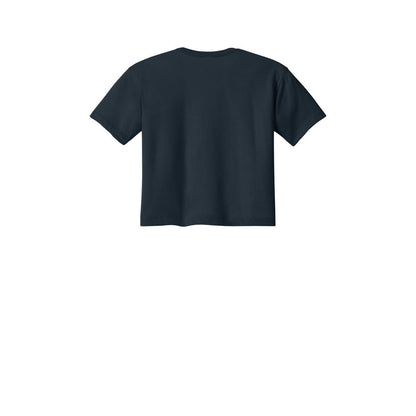 Next Level Apparel Women's Ideal Crop Top — Midnight Navy (Back)