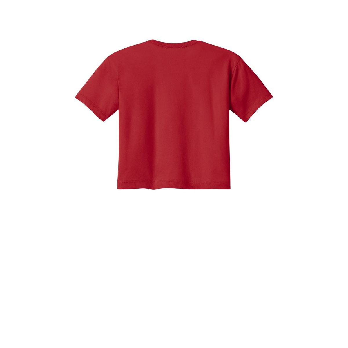 Next Level Apparel Women's Ideal Crop Top — Red (Back)
