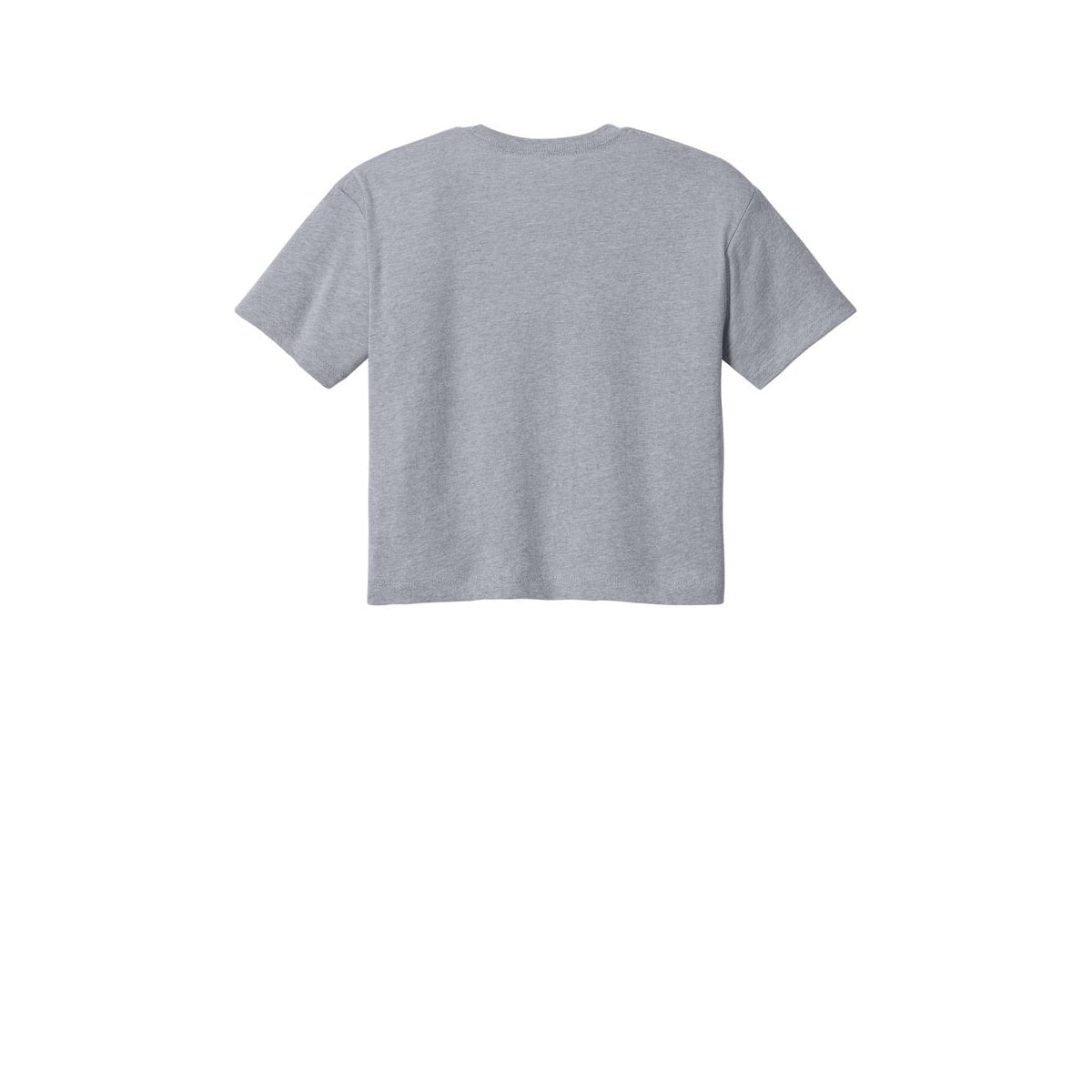 Next Level Apparel Women's Ideal Crop Top — Heather Gray (Back)