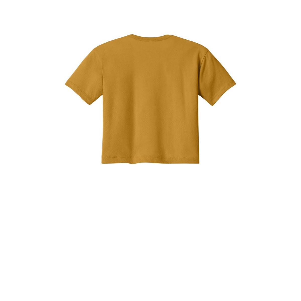Next Level Apparel Women's Ideal Crop Top — Antique Gold (Back)
