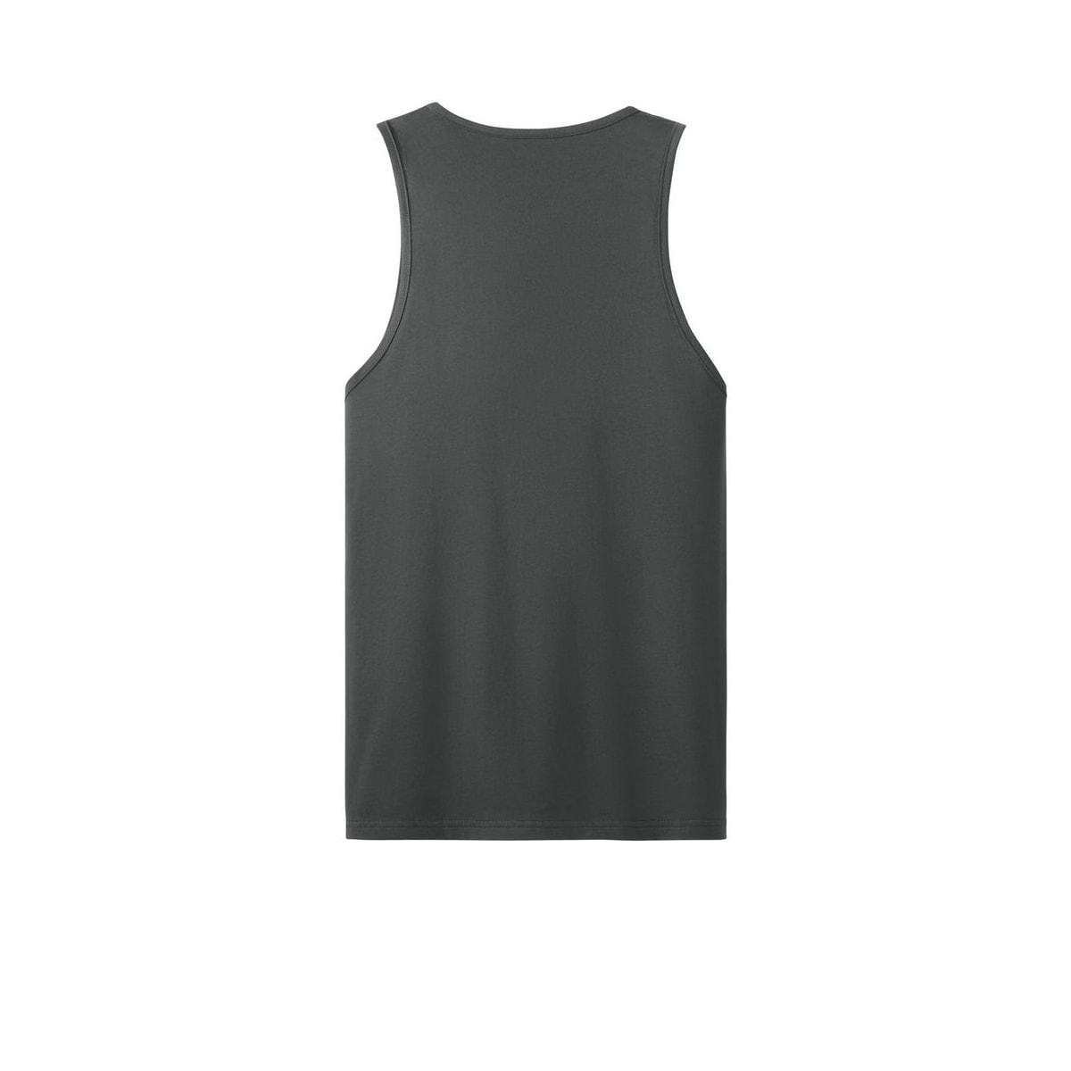 Next Level Apparel Cotton Muscle Tank — Heavy Metal (Back)