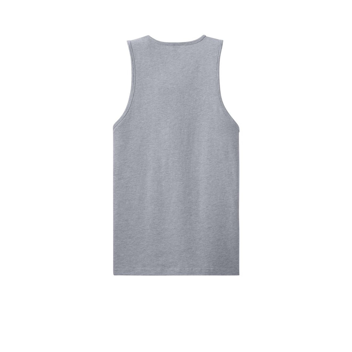 Next Level Apparel Cotton Muscle Tank — Heather Gray (Back)