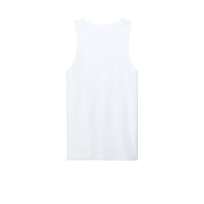 Next Level Apparel Cotton Muscle Tank — White (Back)