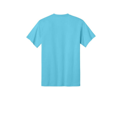 Next Level Apparel Ideal Jersey Tee — Pacific Blue (Back)