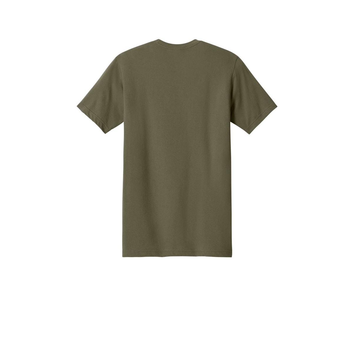 Next Level Apparel Ideal Jersey Tee — Military Green (Back)